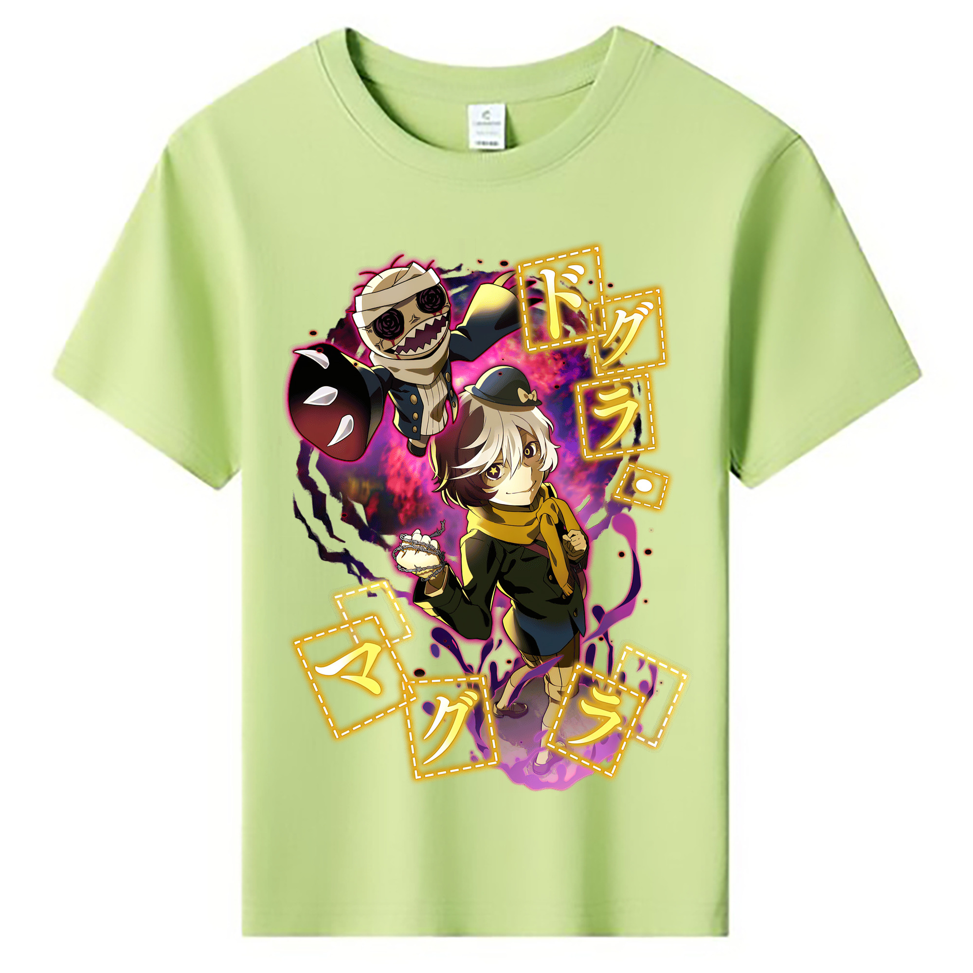 （画像用） 文豪ストレイドッグス Bungo Stray Dogs 綿100％キッズTシャツ（フロントプリント）